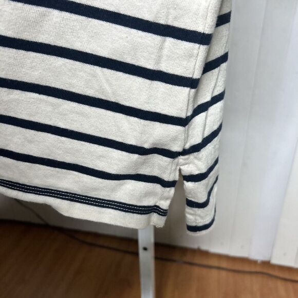 Faherty Shift Cotton Dress Nautical Short Sleeves Preppy Size S - Picture 6 of 7